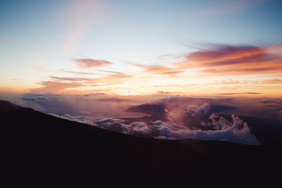 fondo de pantalla de ultra alta resolución,cielo,nube,horizonte,montaña,puesta de sol