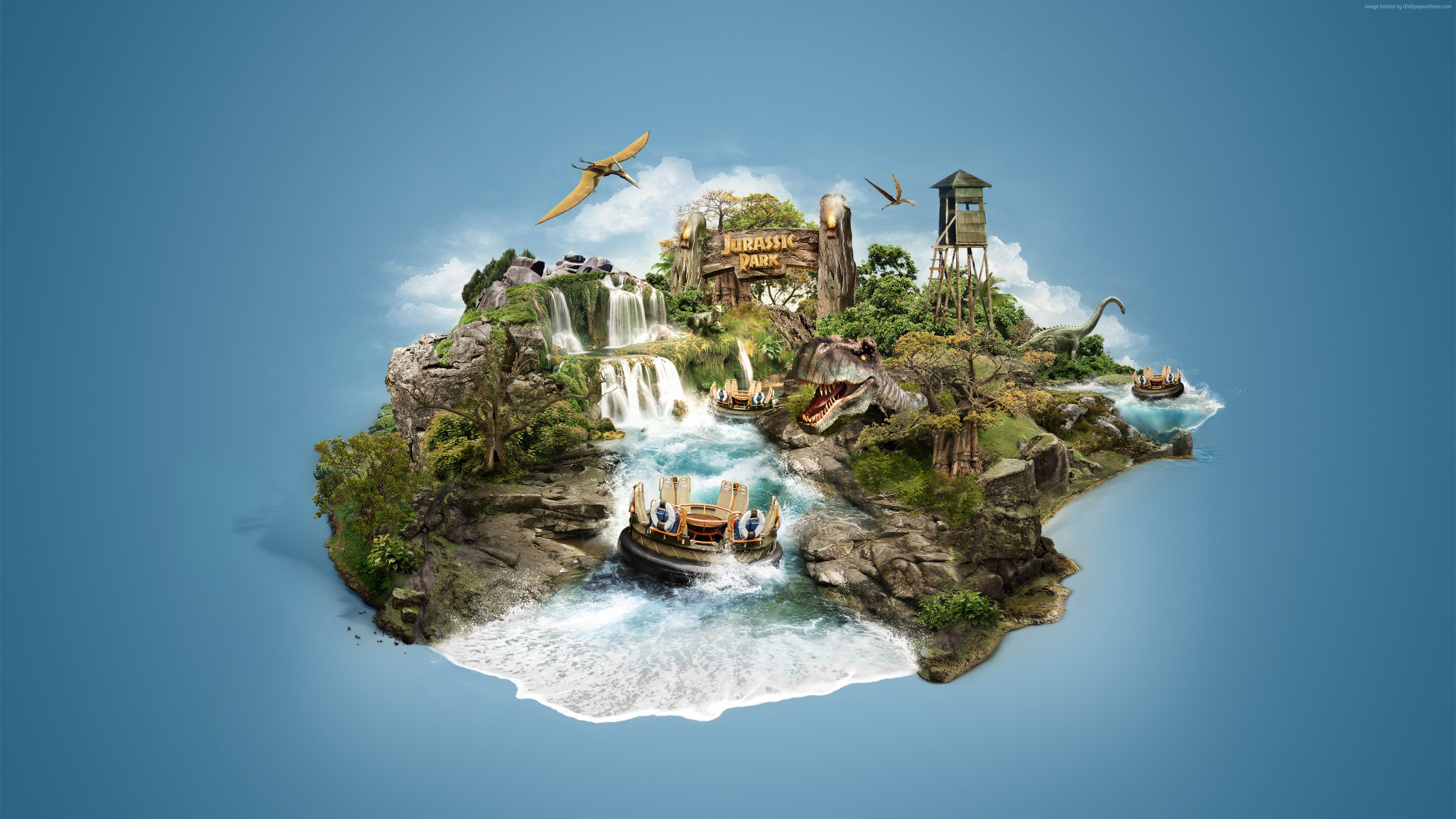 fondo de pantalla de arte 4k,recursos hídricos,paisaje natural,isla,agua,mundo