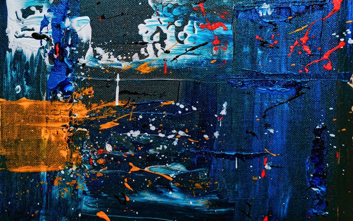 fondo de pantalla de arte 4k,azul,arte moderno,pintura,arte,azul eléctrico