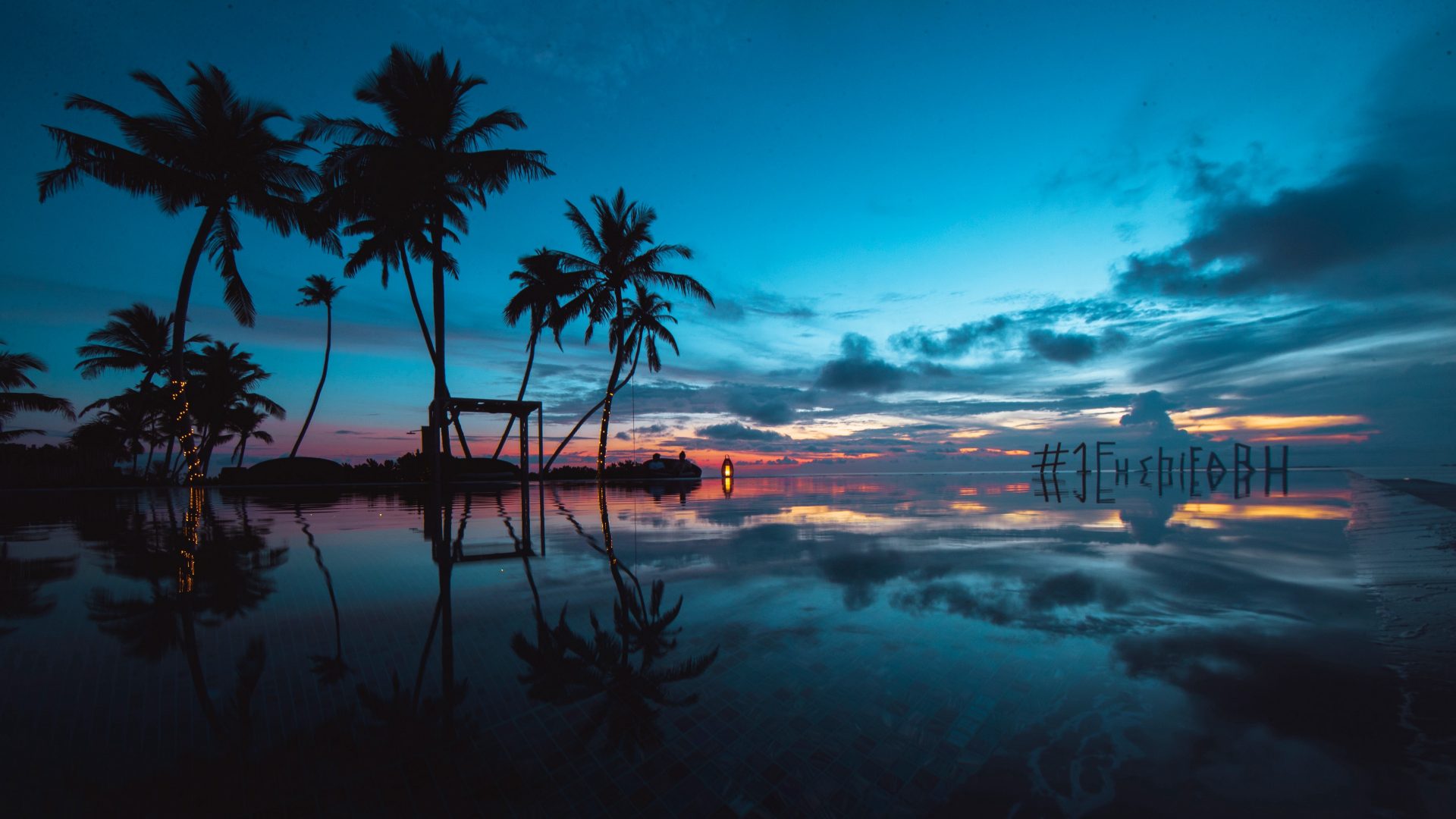 fonds d'écran 4k ultra hd nature,ciel,la nature,réflexion,bleu,arbre