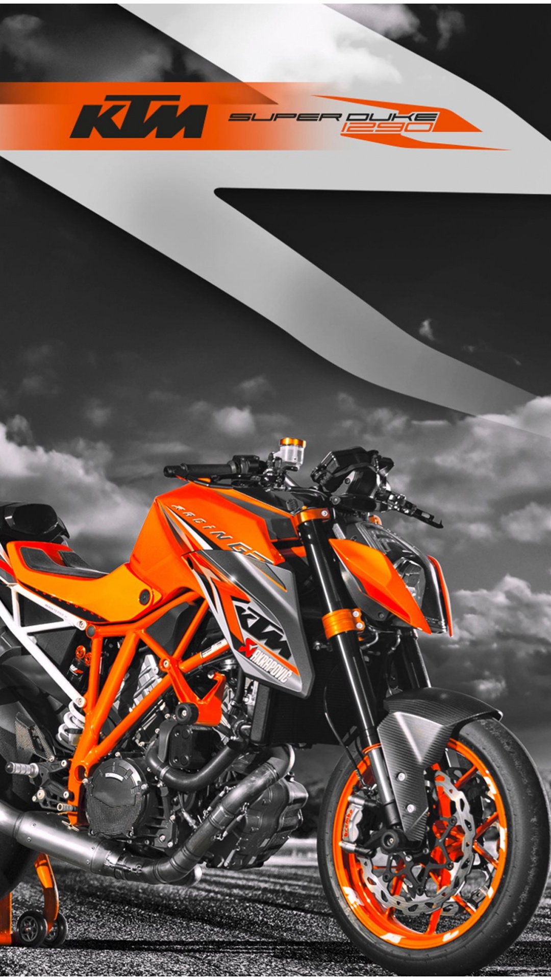 ktm wallpaper for mobile,land vehicle,vehicle,motorcycle racer,motorcycle,orange