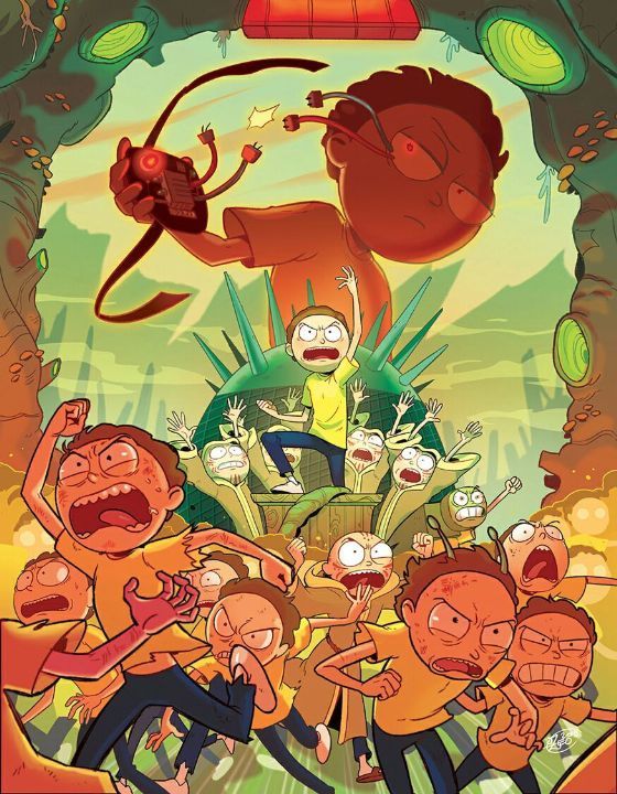 rick and morty iphone 6 wallpaper,animated cartoon,cartoon,illustration,art,fictional character