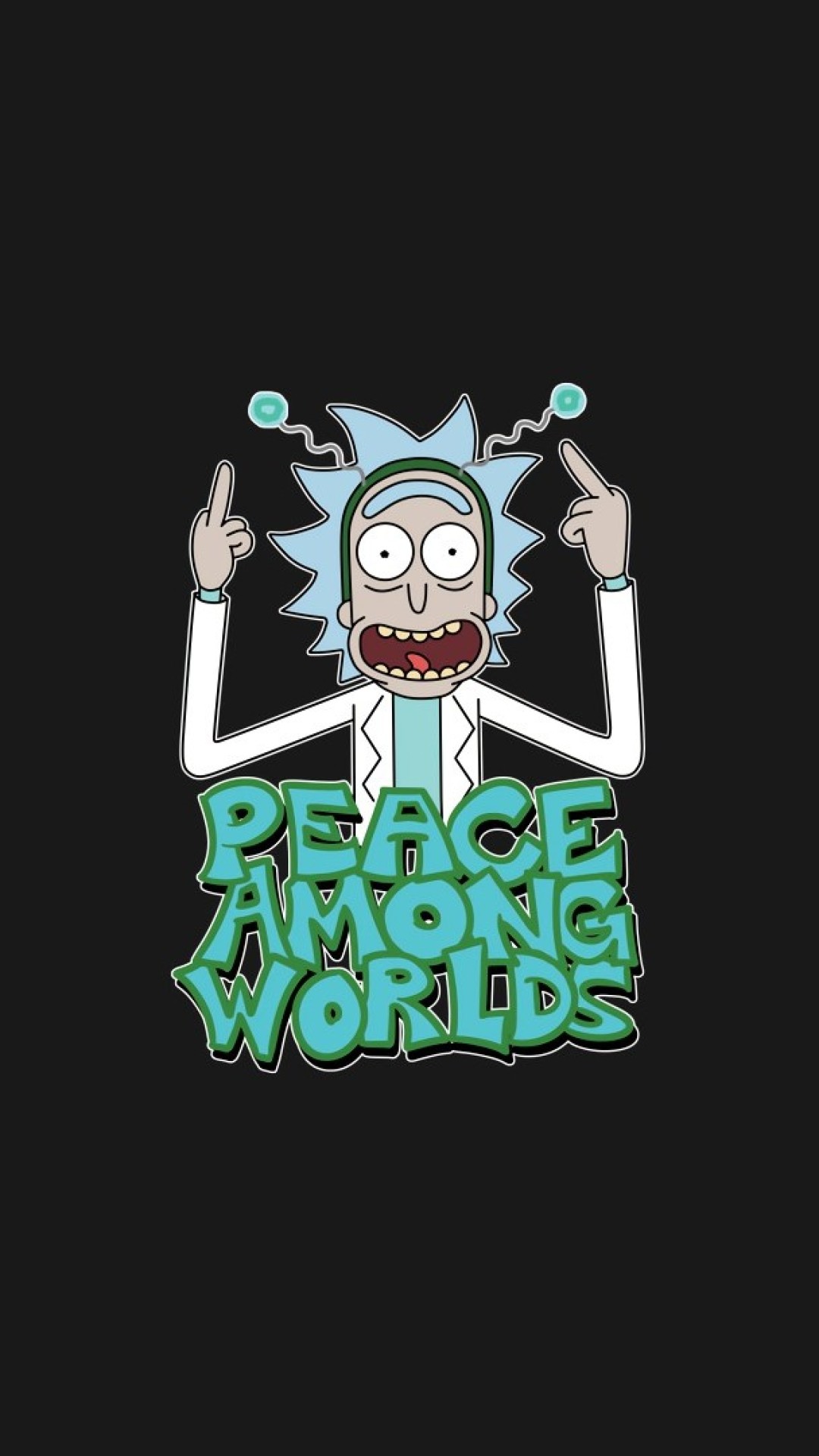 rick and morty fondo de pantalla para iphone 6,camiseta,texto,dibujos animados,ilustración,fuente