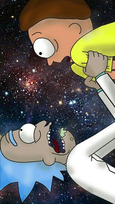 rick and morty iphone 6 wallpaper,cartoon,animated cartoon,fiction,illustration,fictional character