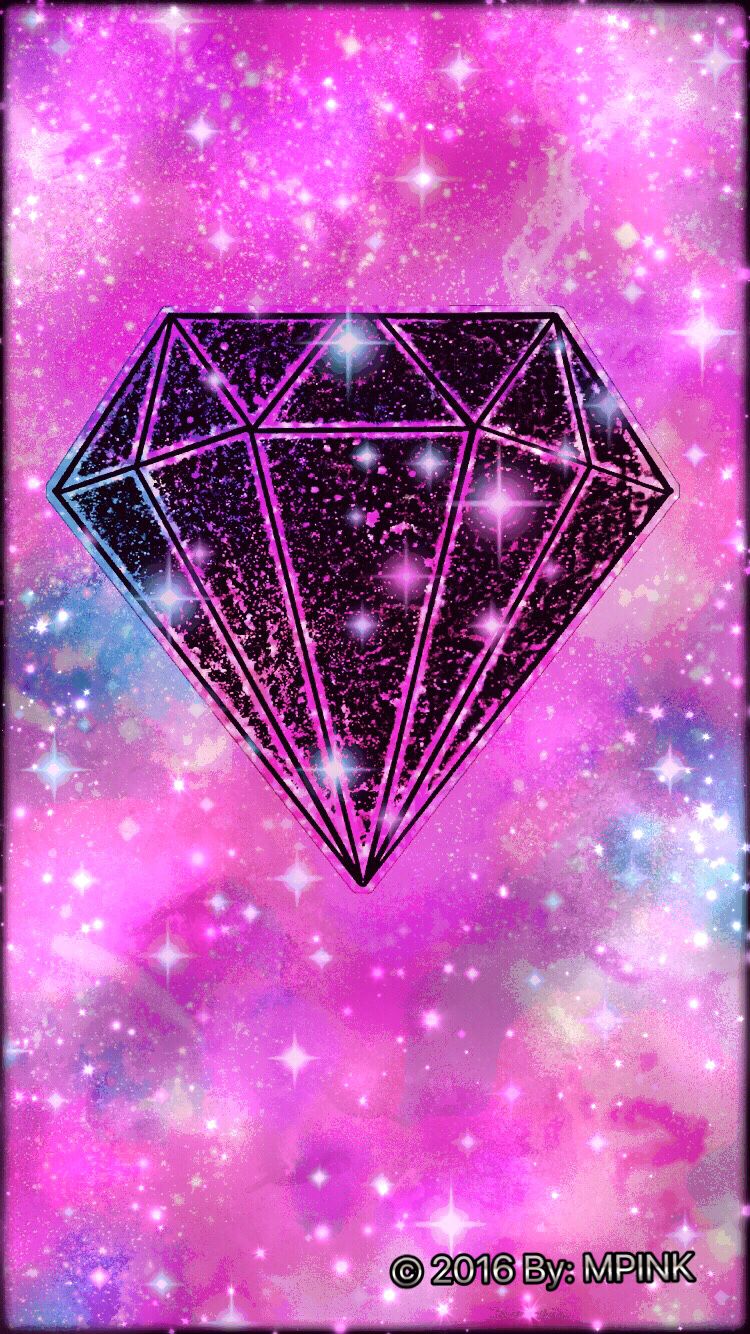 carta da parati diamante galassia,viola,viola,rosa,spazio,modello