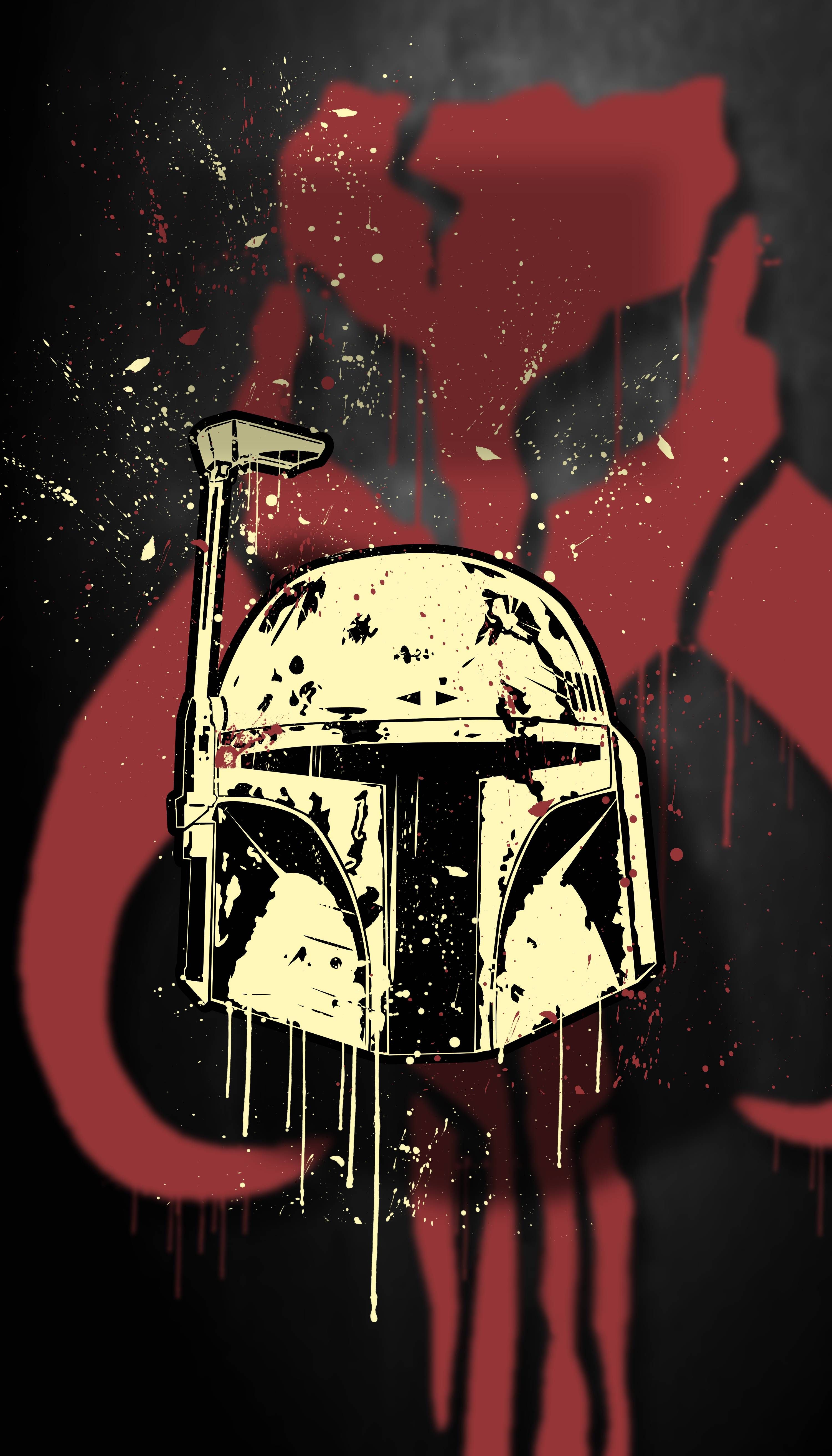 boba fett iphone wallpaper,illustration,boba fett,grafikdesign,kunst,erfundener charakter