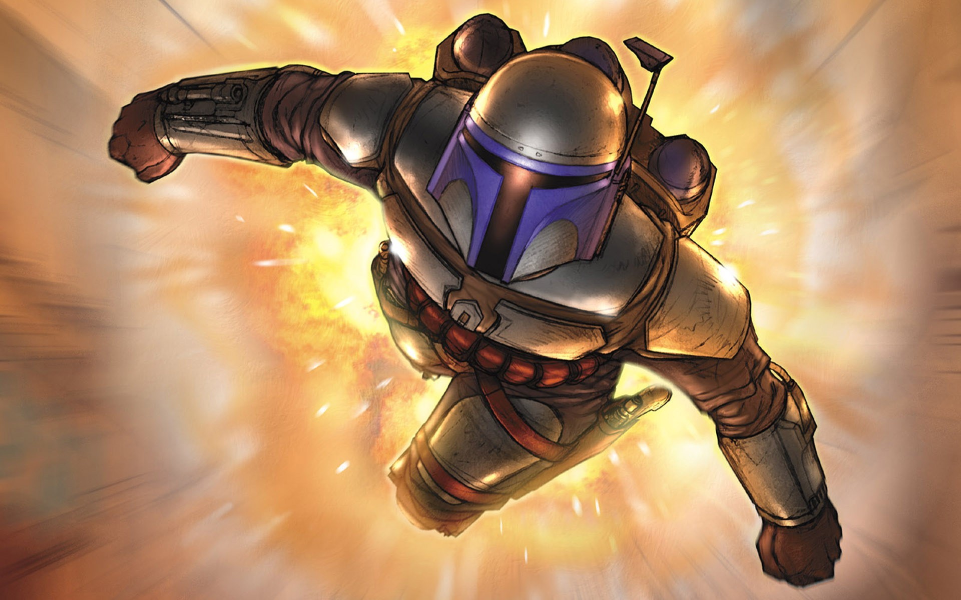 jango fett fondo de pantalla,personaje de ficción,cg artwork,ficción,ilustración,juegos