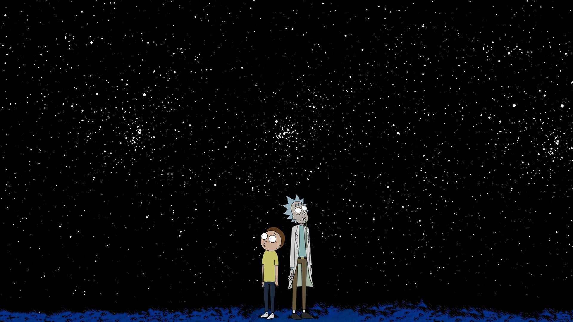 rick and morty live wallpaper,sky,darkness,space,night,theatre