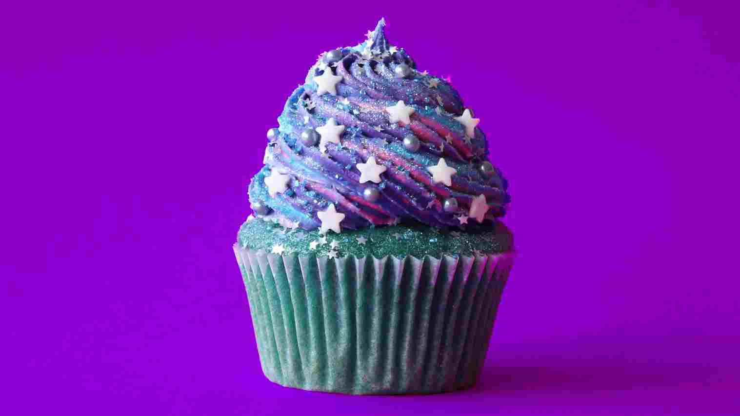ks壁紙hd,カップケーキ,バタークリーム,アイシング,ケーキ,紫の