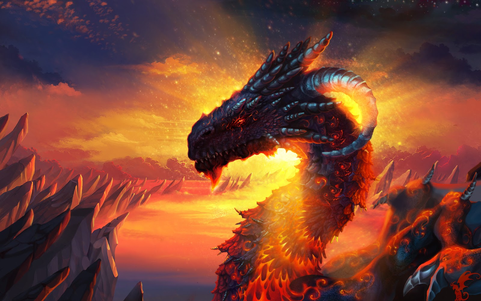 epische 4k wallpaper,drachen,cg kunstwerk,himmel,erfundener charakter,mythologie