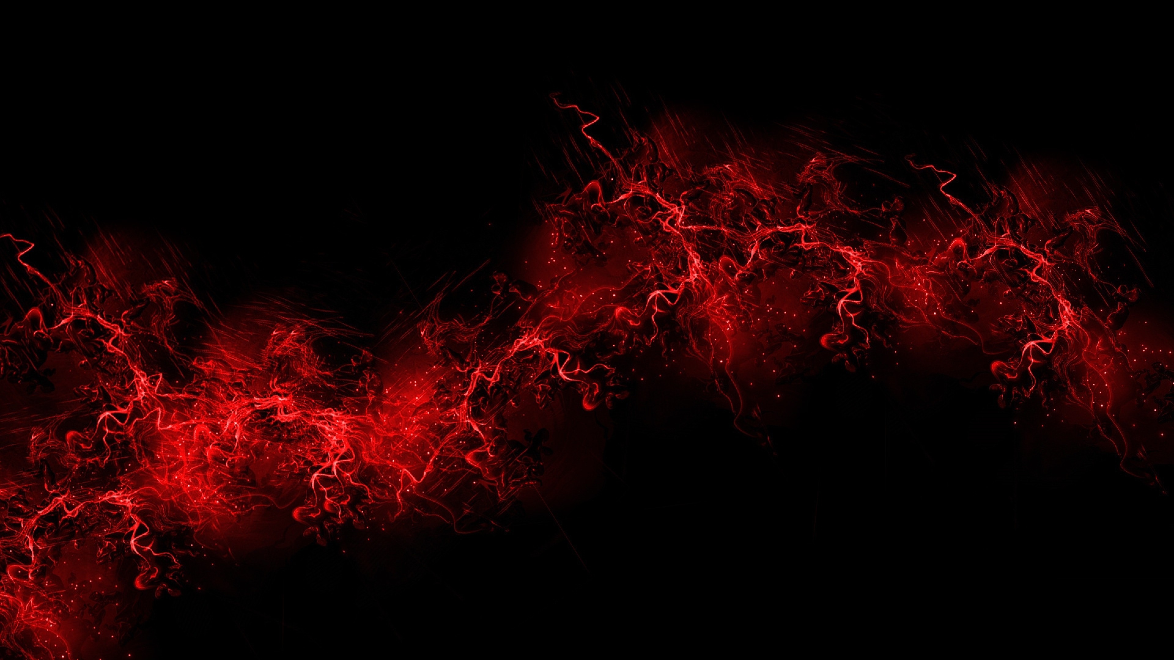 black hd wallpaper 4k,red,geological phenomenon,fractal art,darkness,flame