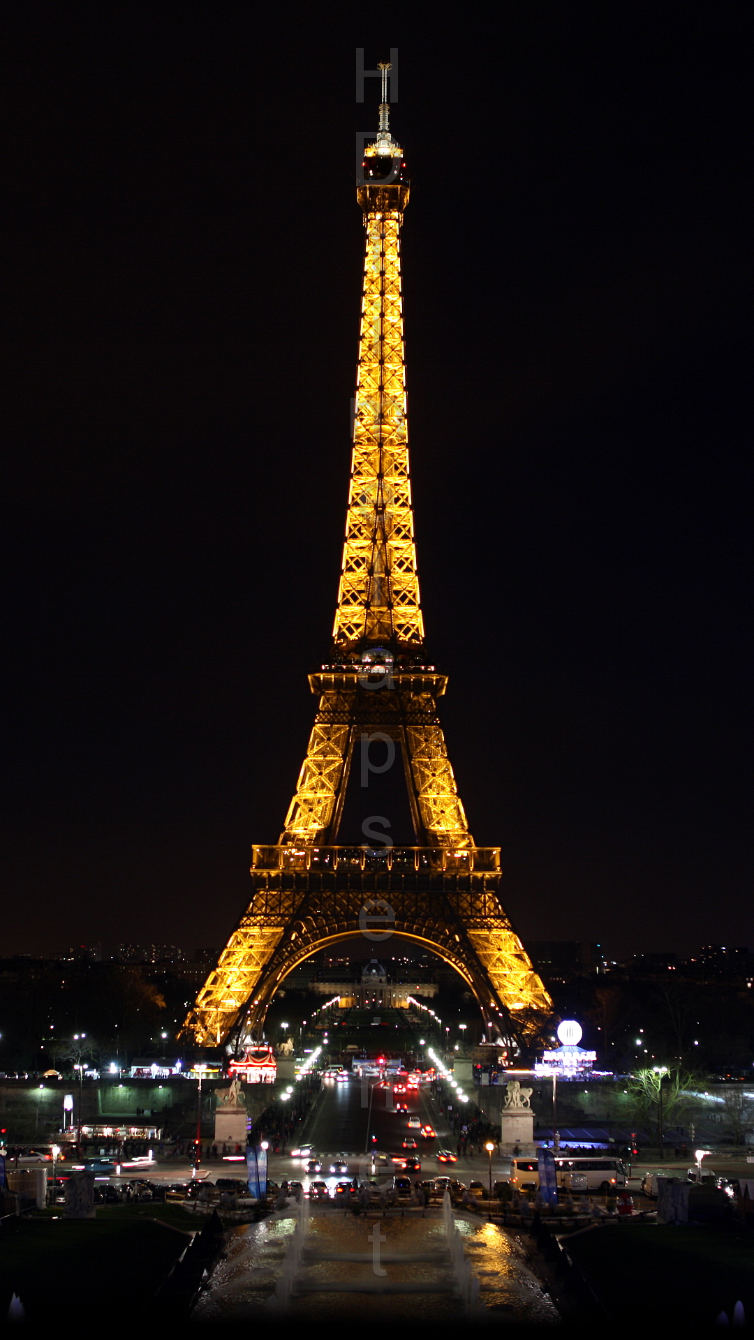 4k vertical wallpaper,landmark,tower,night,tourist attraction,metropolitan area