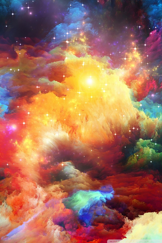 wallpaper super hd,sky,nebula,watercolor paint,painting,art