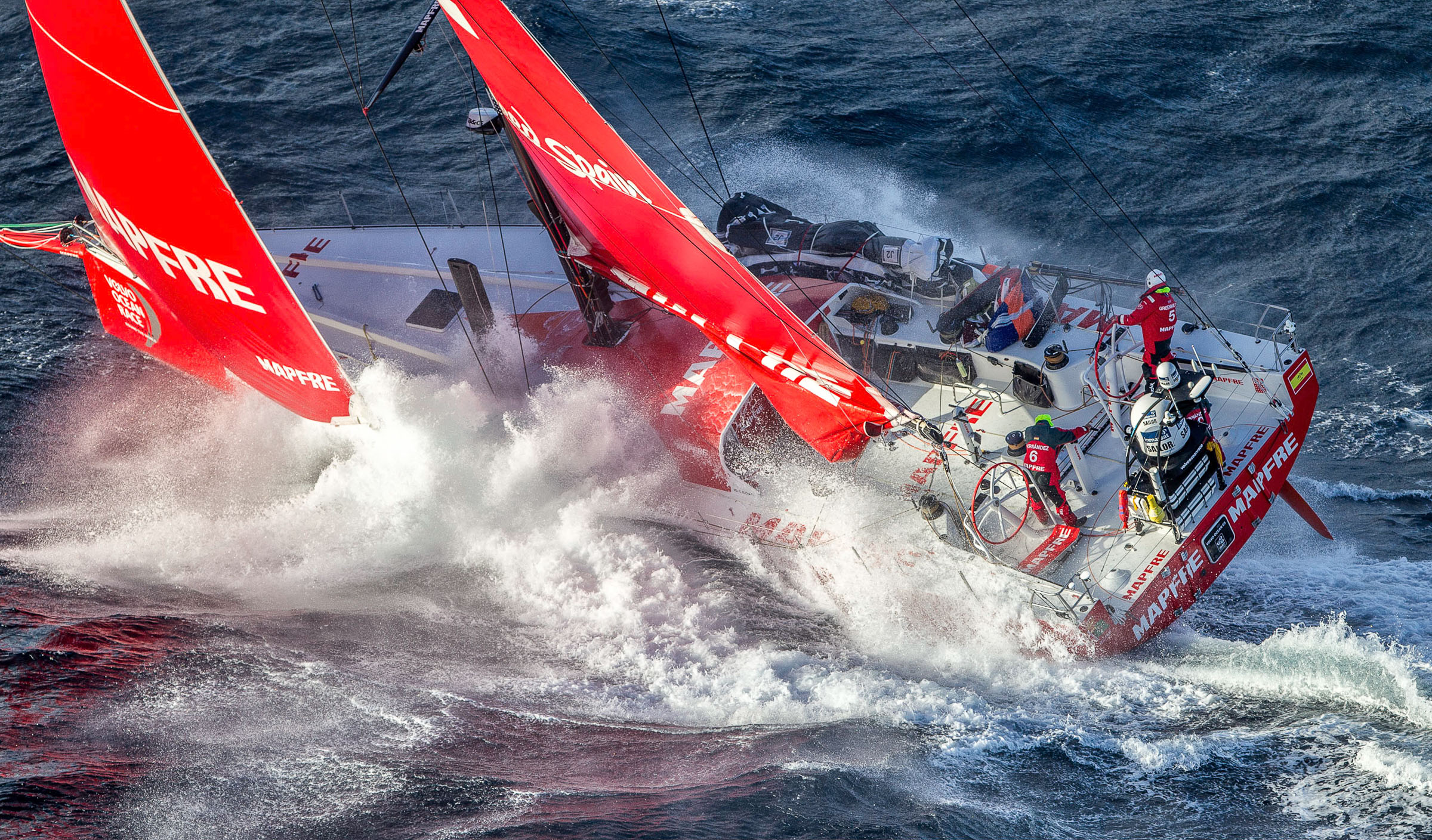 volvo ocean race fondo de pantalla,transporte de agua,vehículo,barco,ola,onda de viento