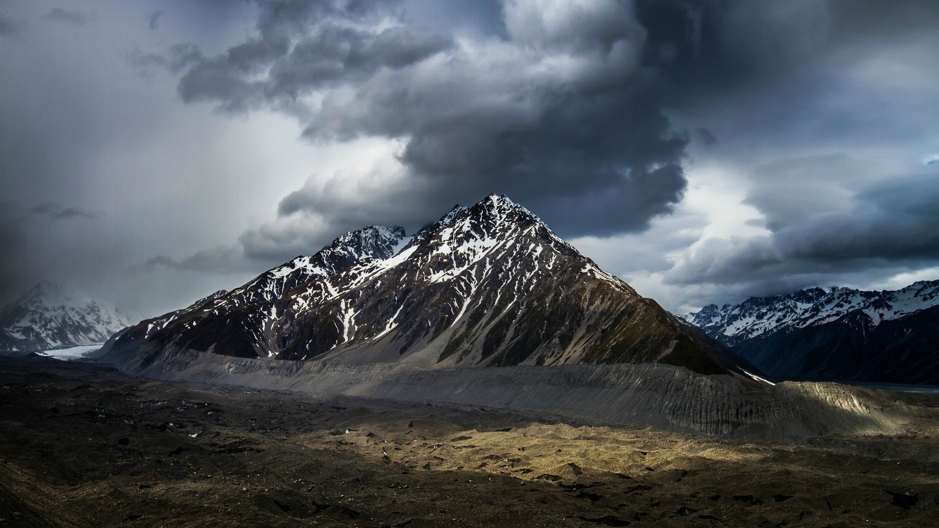 1920x1080p 배경 화면,산,하늘,산맥,자연,구름