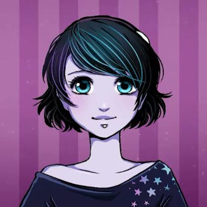 fondo de pantalla de anna blue,cabello,cara,violeta,dibujos animados,púrpura
