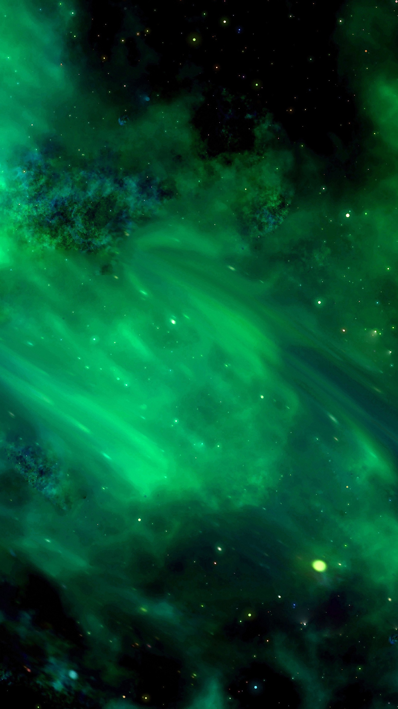 ギャラクシーノート3壁紙hd 1080p,緑,自然,空,星雲,オーロラ