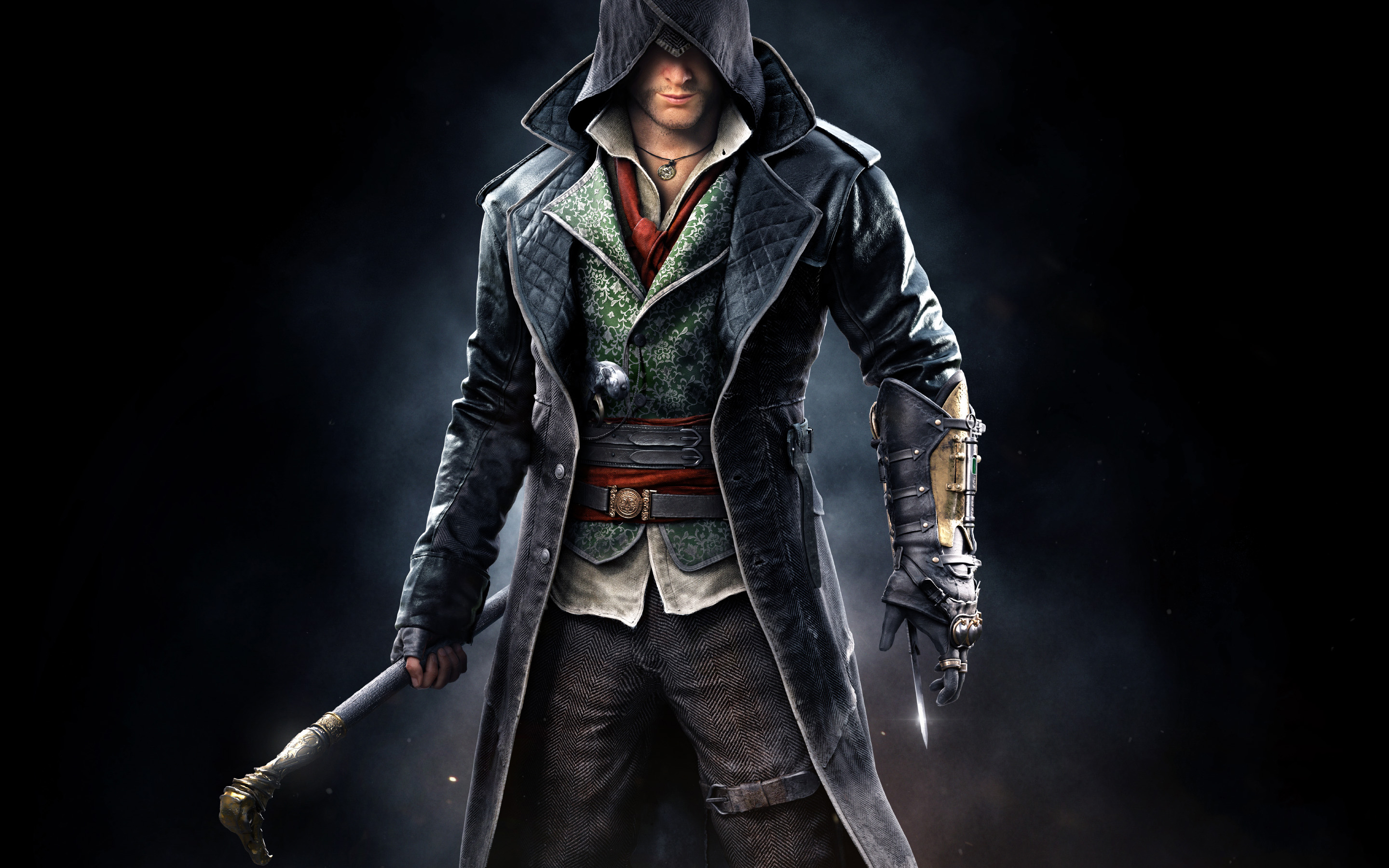 jacob frye wallpaper,action figure,darkness,outerwear,fictional character,games