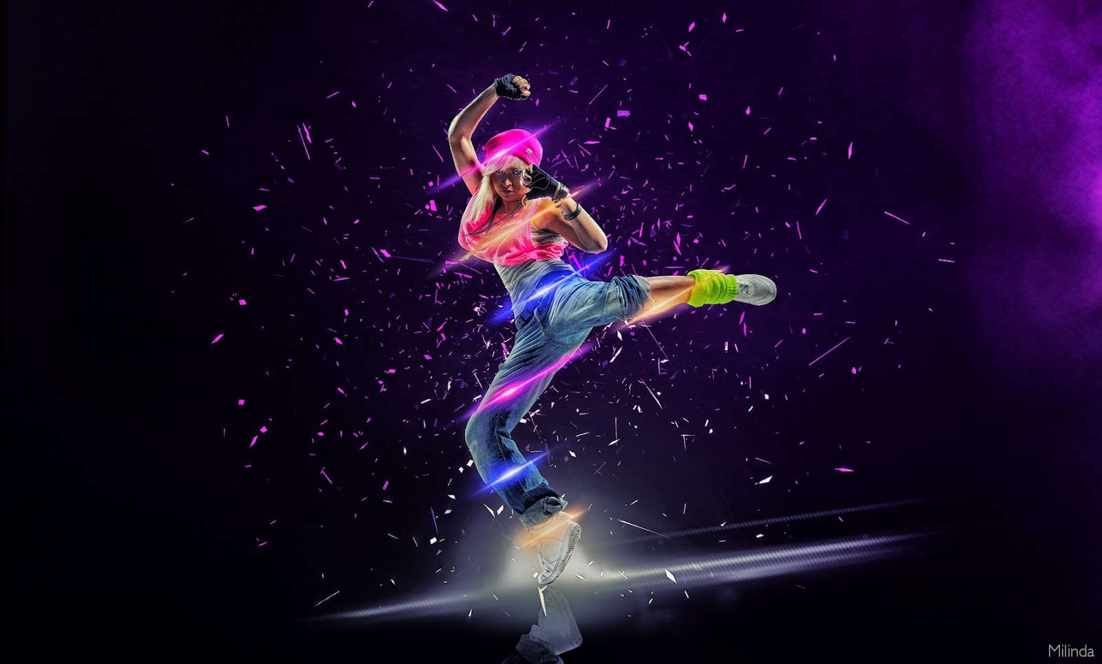 hip hop girl wallpaper,dancer,dance,purple,performing arts,graphic design