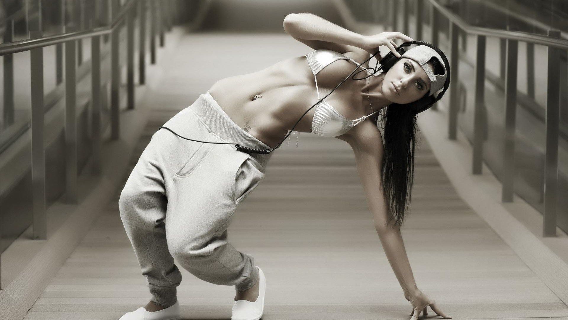 hip hop girl wallpaper,muscle,leg,physical fitness,dance,chest