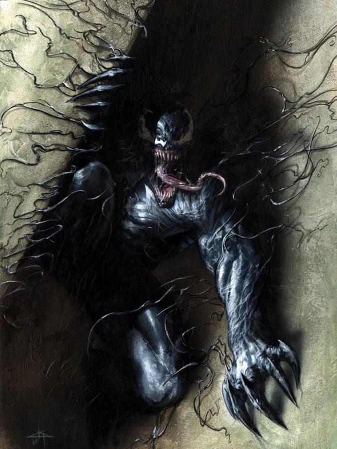 venom wallpaper android,fictional character,demon,darkness,illustration,batman