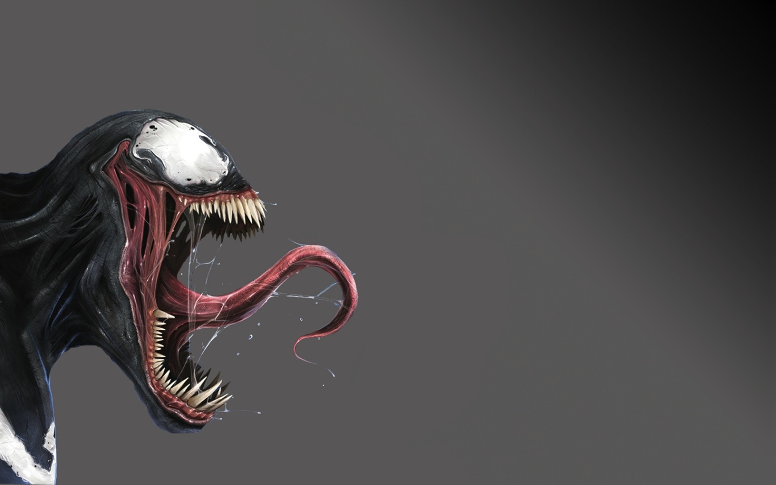marvel venom wallpaper,fictional character,tooth,demon,cg artwork,venom