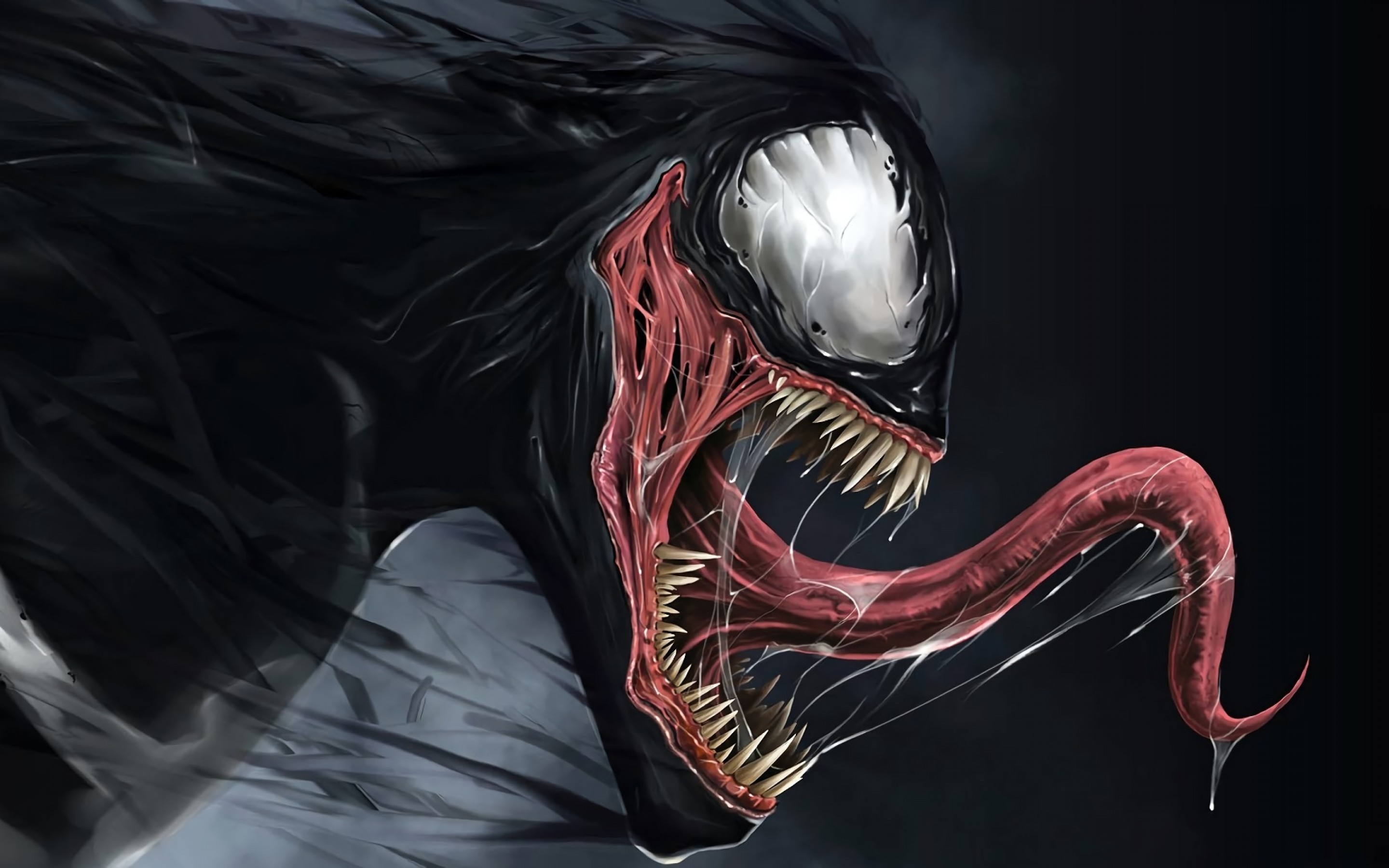 marvel venom wallpaper,fictional character,cg artwork,demon,illustration,venom