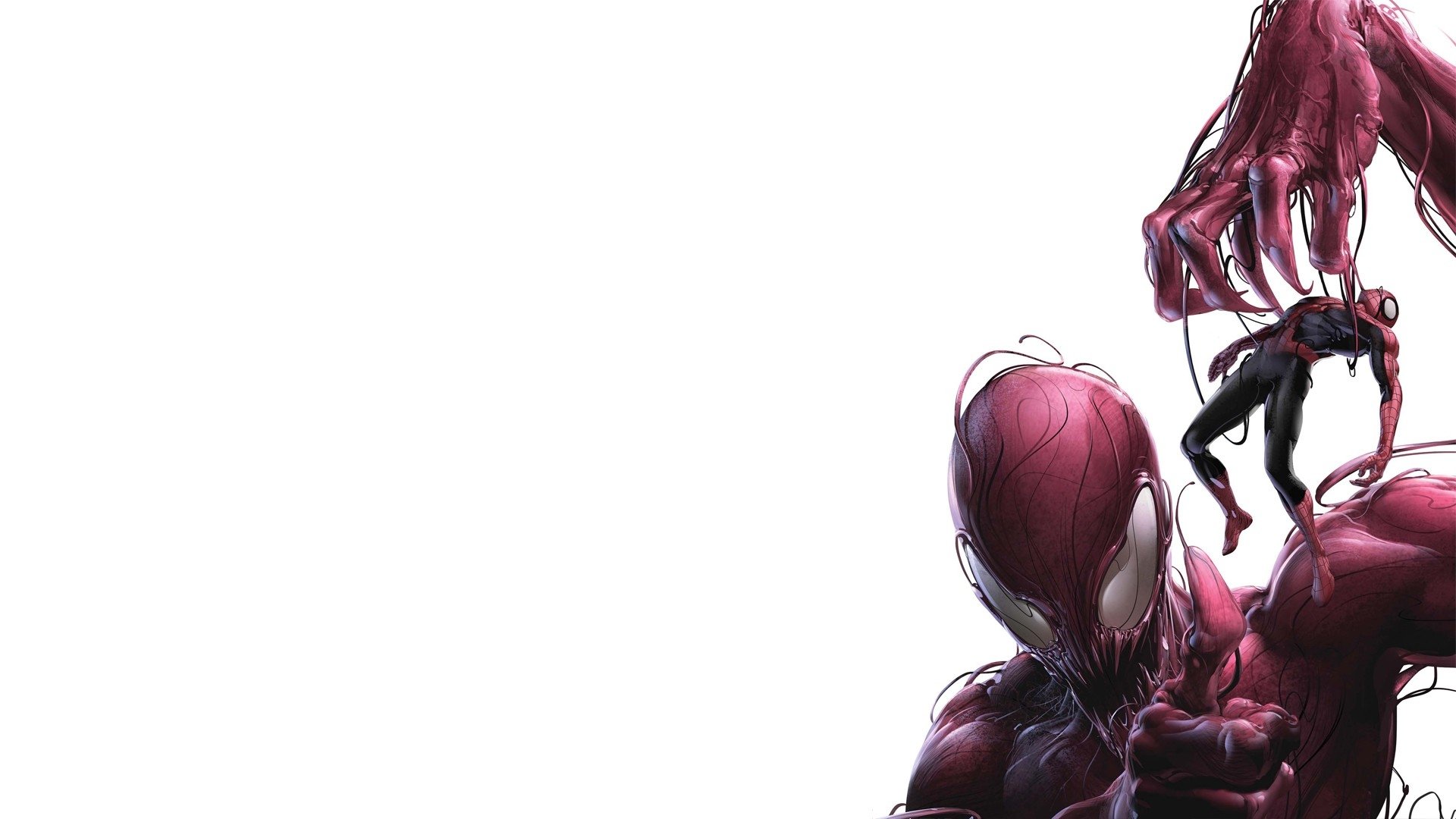 carnage marvel wallpaper,cg artwork,fictional character,long hair,anime,illustration