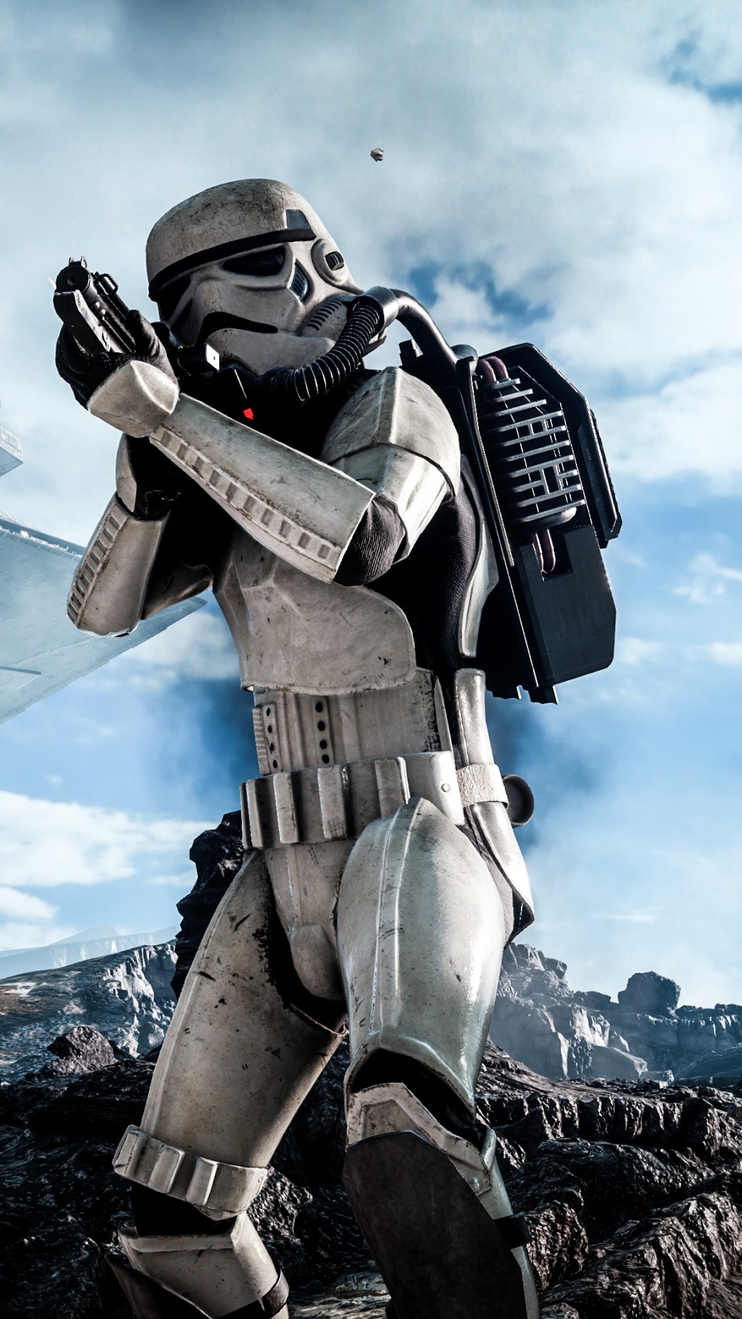 star wars wallpaper 1080x1920,robot,fictional character,mecha,technology,action figure