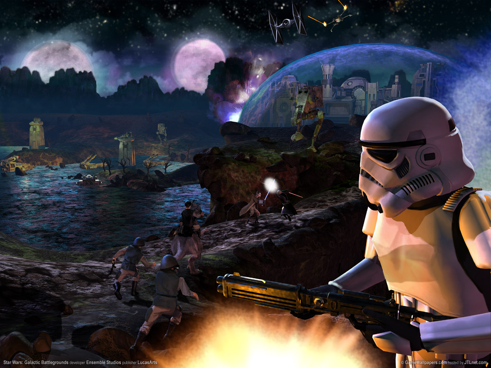 star wars galaxy wallpaper,action adventure game,pc game,strategy video game,cg artwork,adventure game