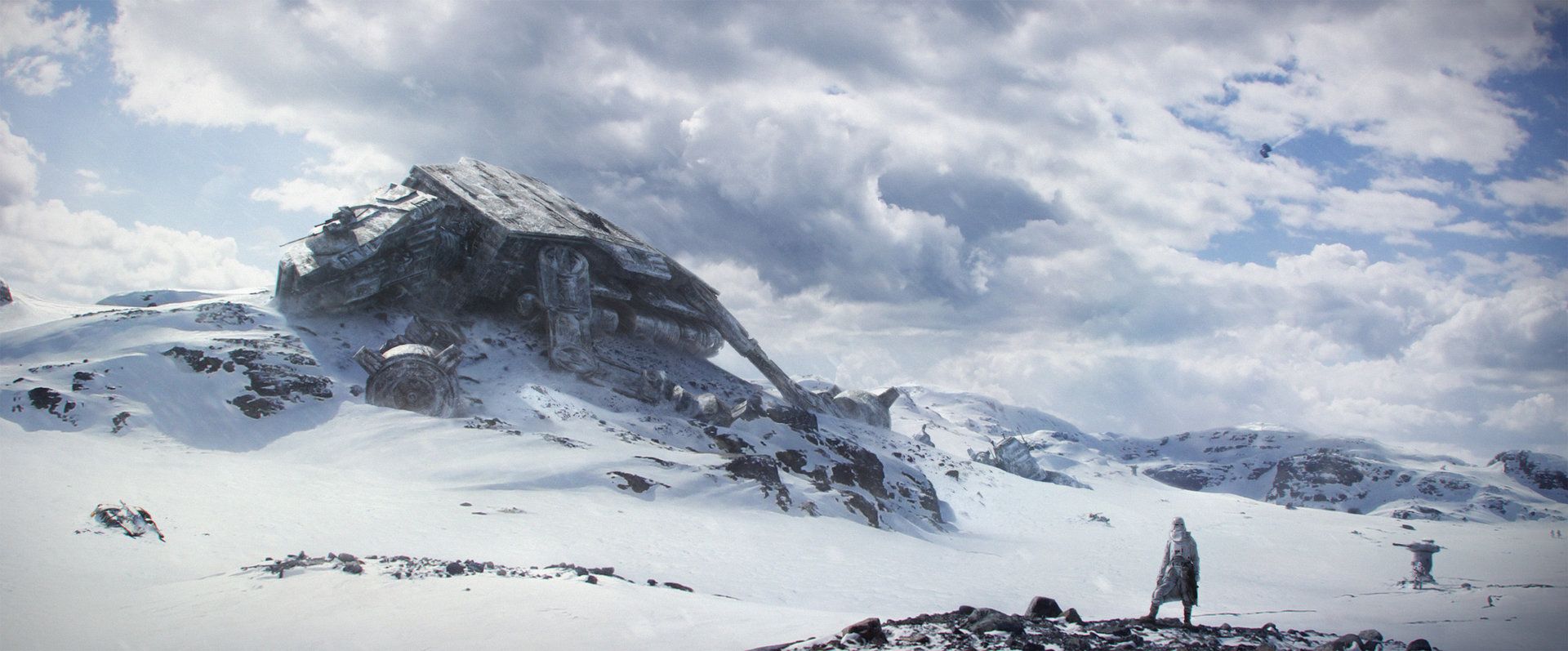 star wars landscape wallpaper,mountainous landforms,mountain,glacial landform,nunatak,geological phenomenon