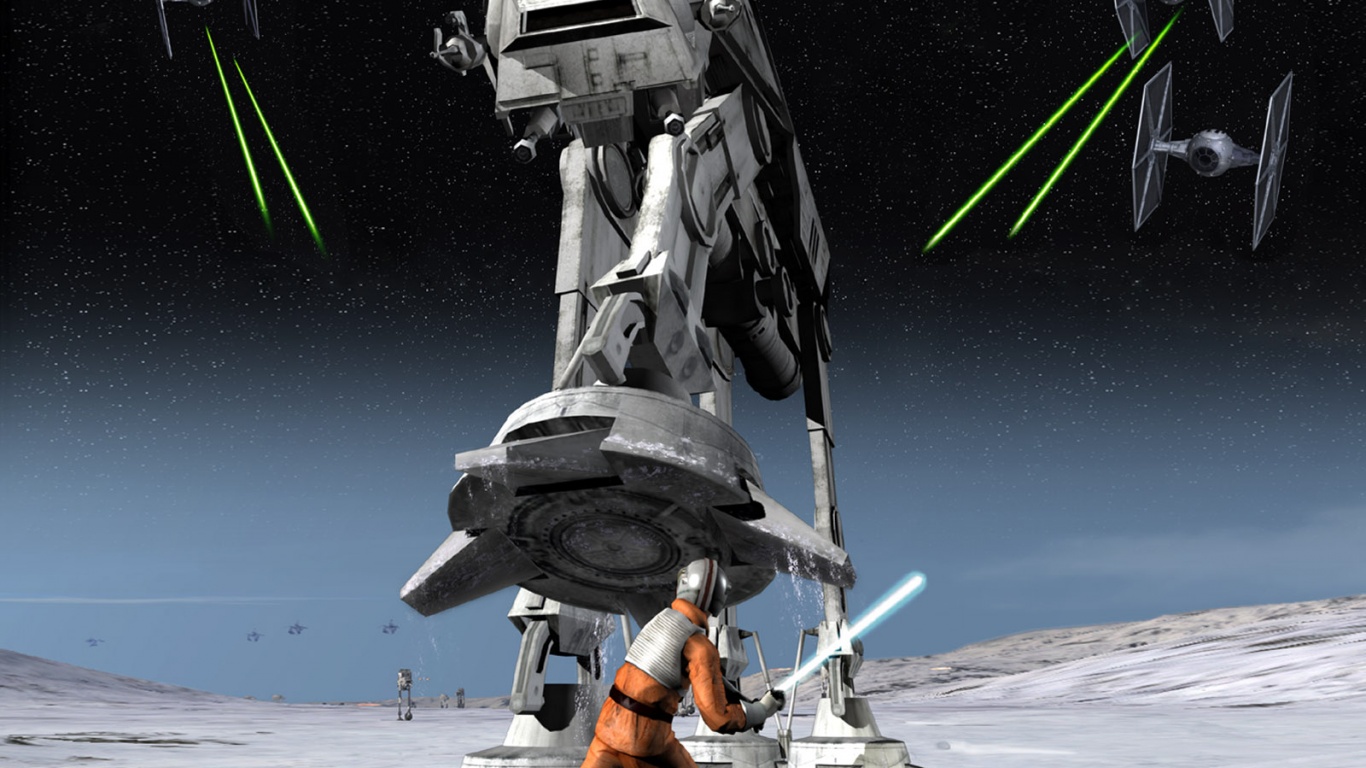 star wars wallpaper 1366x768,space,mecha,animation,fictional character,games