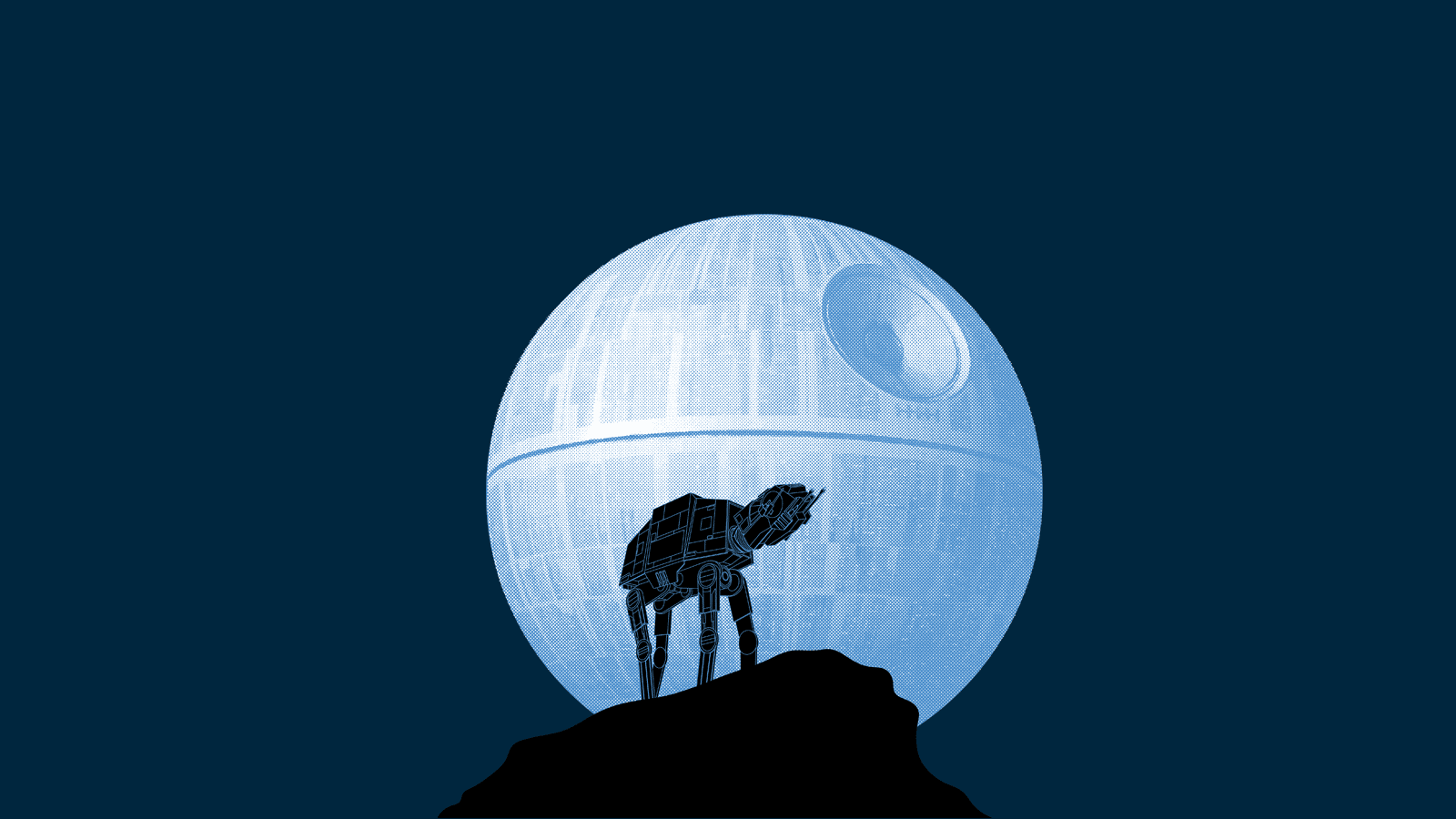 star wars star de la mort fond d'écran,lumière,ciel,pleine lune,illustration,clair de lune