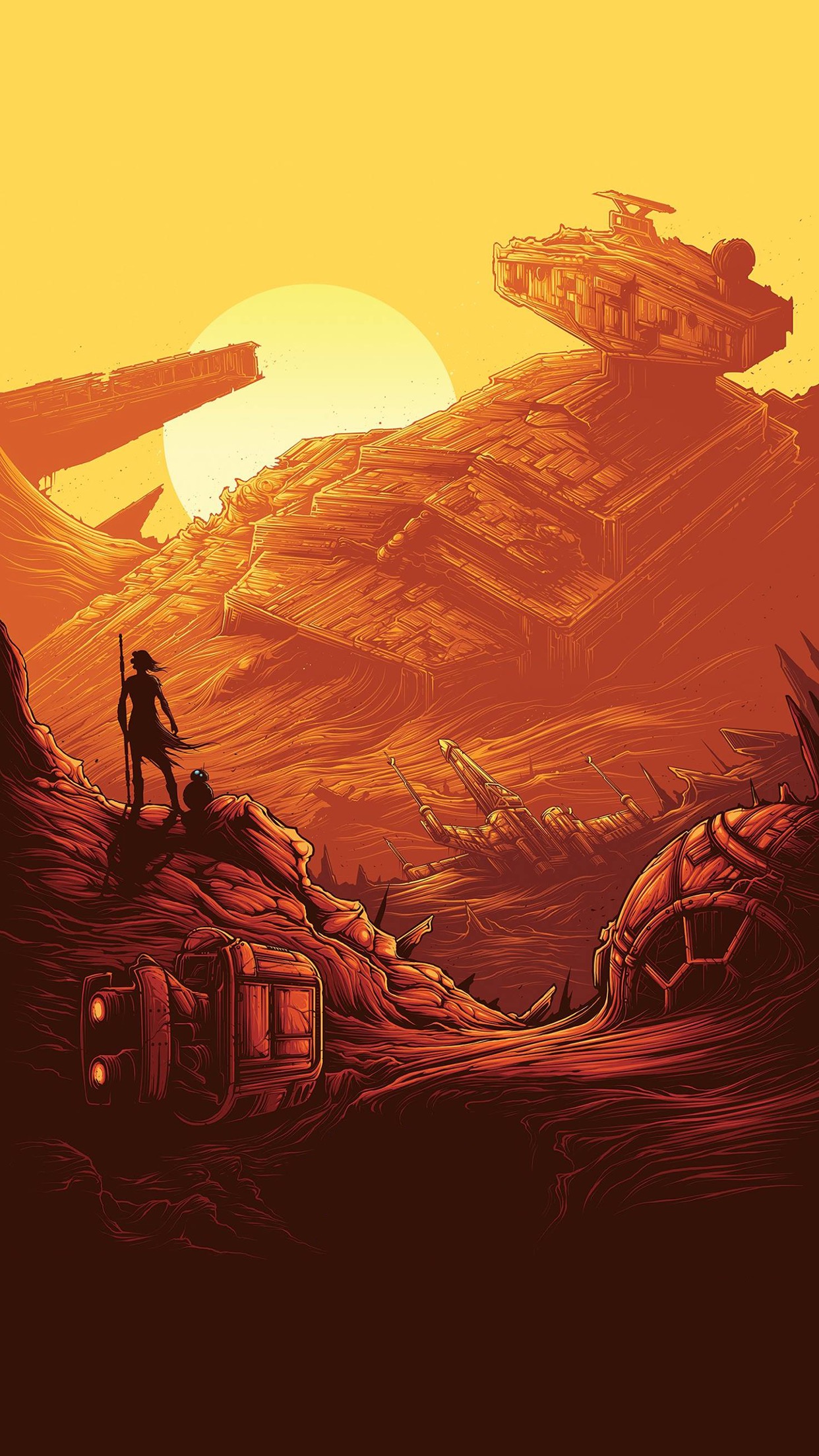 star wars ipad wallpaper,illustration,kunst,cg kunstwerk,landschaft,erfundener charakter