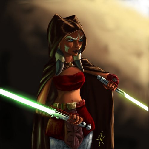 ahsoka tano壁紙,架空の人物,cgアートワーク,ゲーム,アクションアドベンチャーゲーム,図