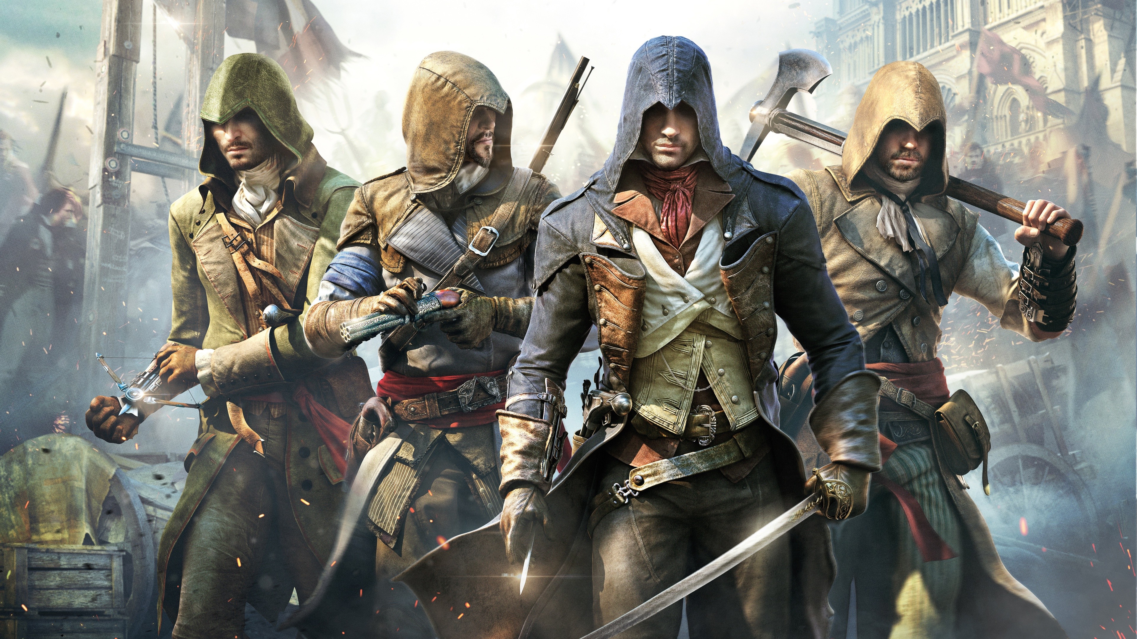 assassin's creed unity wallpaper hd,action adventure game,strategy video game,pc game,games,adventure game