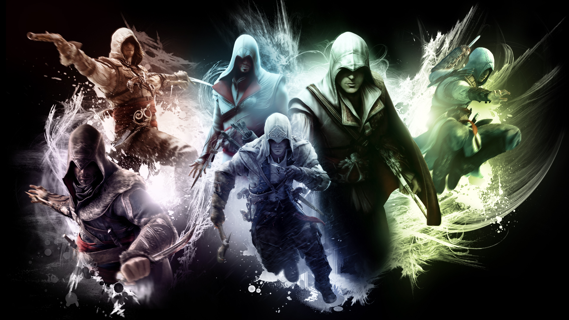 assassin creed hd wallpaper 1080p,cg kunstwerk,action adventure spiel,dunkelheit,grafikdesign,erfundener charakter