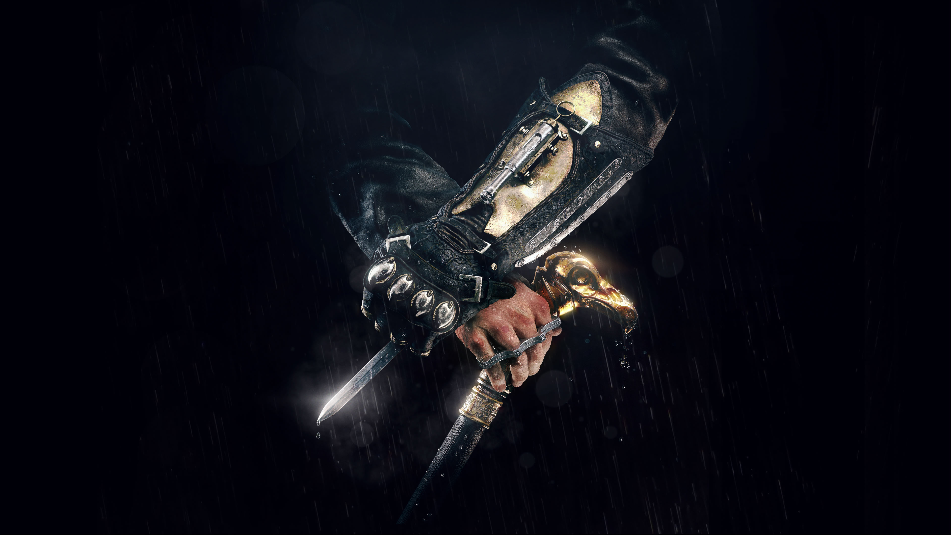 ac syndicate wallpaper,darkness,cg artwork,screenshot,fictional character,space