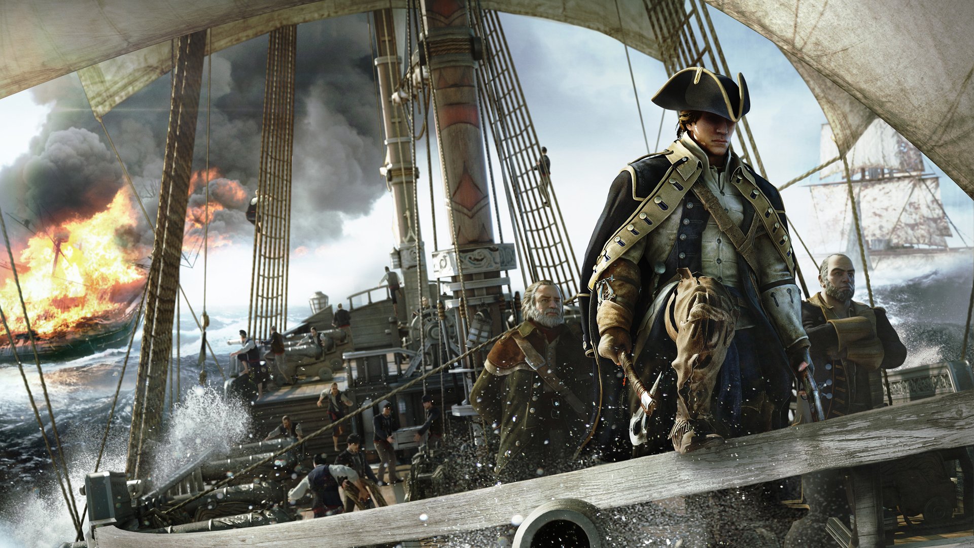 ac3 wallpaper,action adventure game,pc game,strategy video game,vehicle,ship