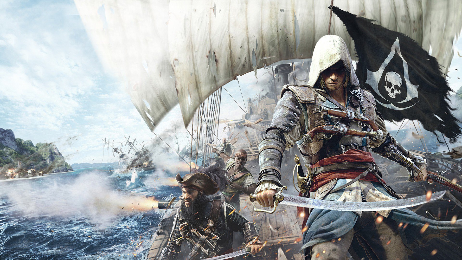 black flag wallpaper,action adventure game,pc game,strategy video game,games,cg artwork