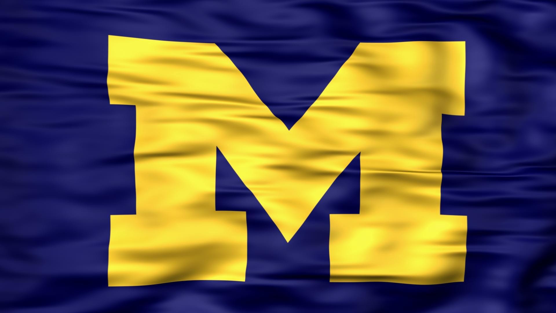 universität von michigan tapete,gelb,elektrisches blau,kobaltblau,schriftart,flagge