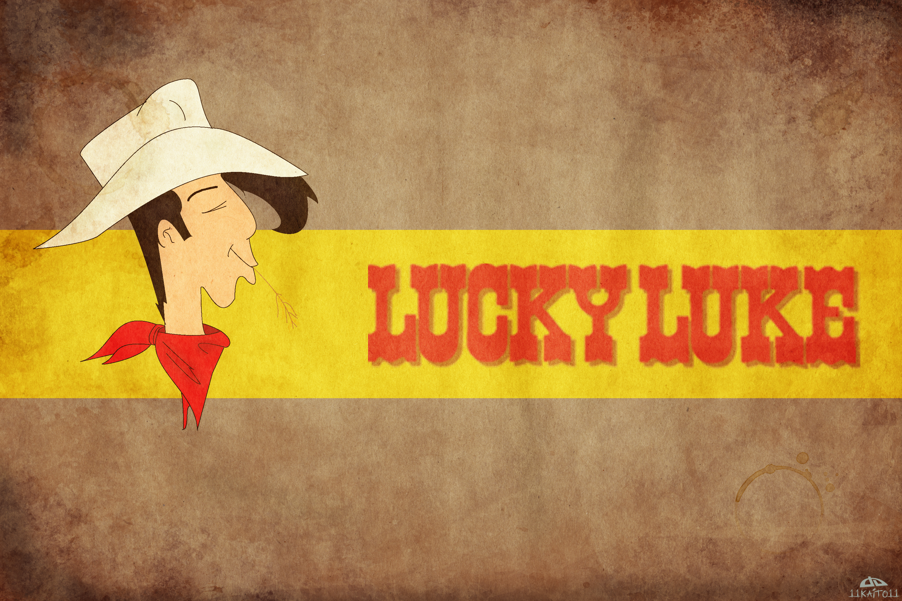 carta da parati lucky luke,testo,font,illustrazione,grafica,disegno grafico