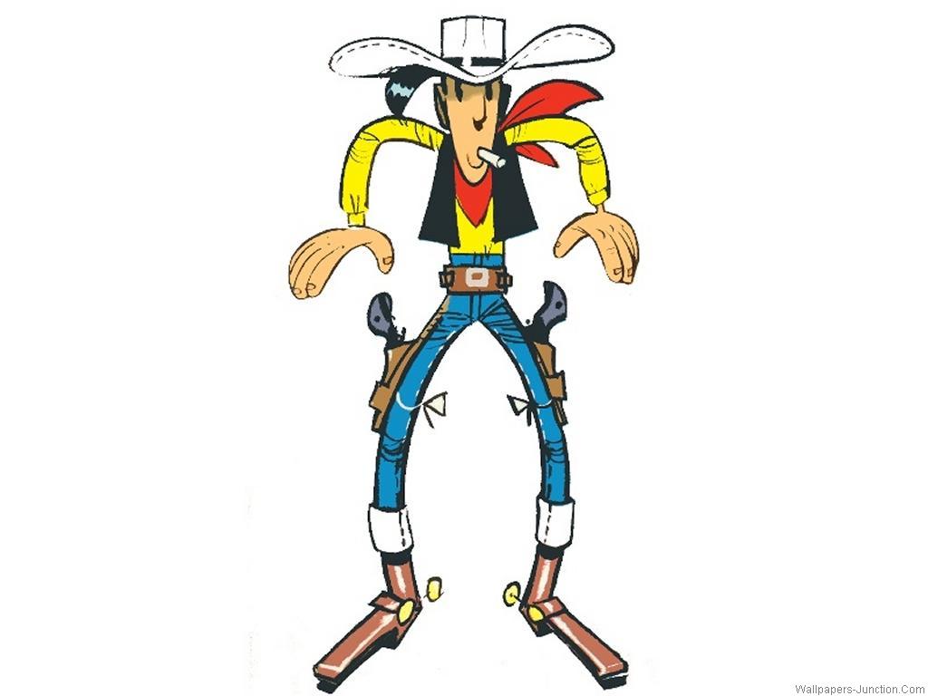 lucky luke wallpaper,cartoon,clip art,illustration,animation,fictional character