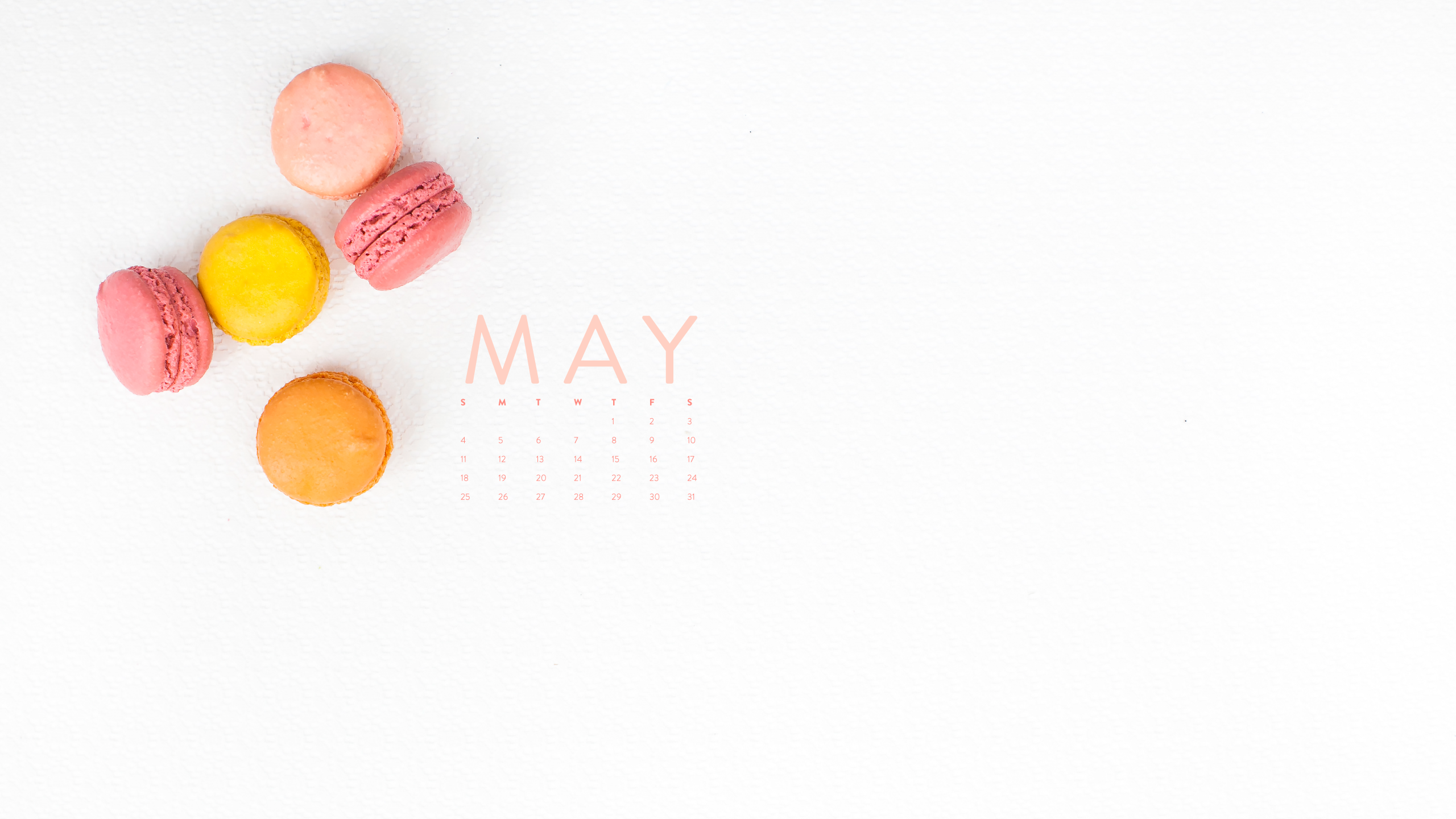 may desktop wallpaper,pink,macaroon,yellow,text,beauty