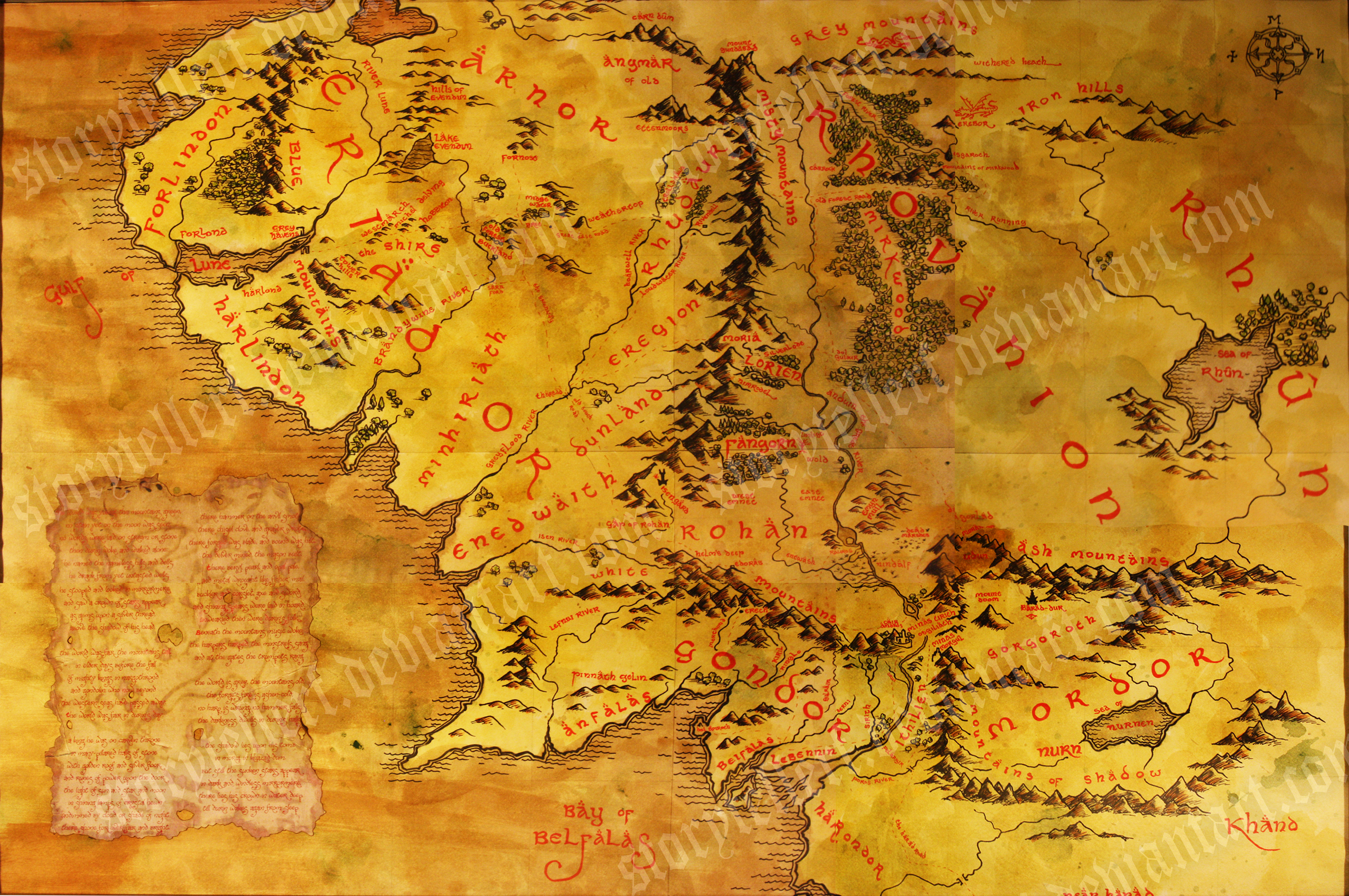 middle earth map wallpaper,painting,yellow,art,textile,map