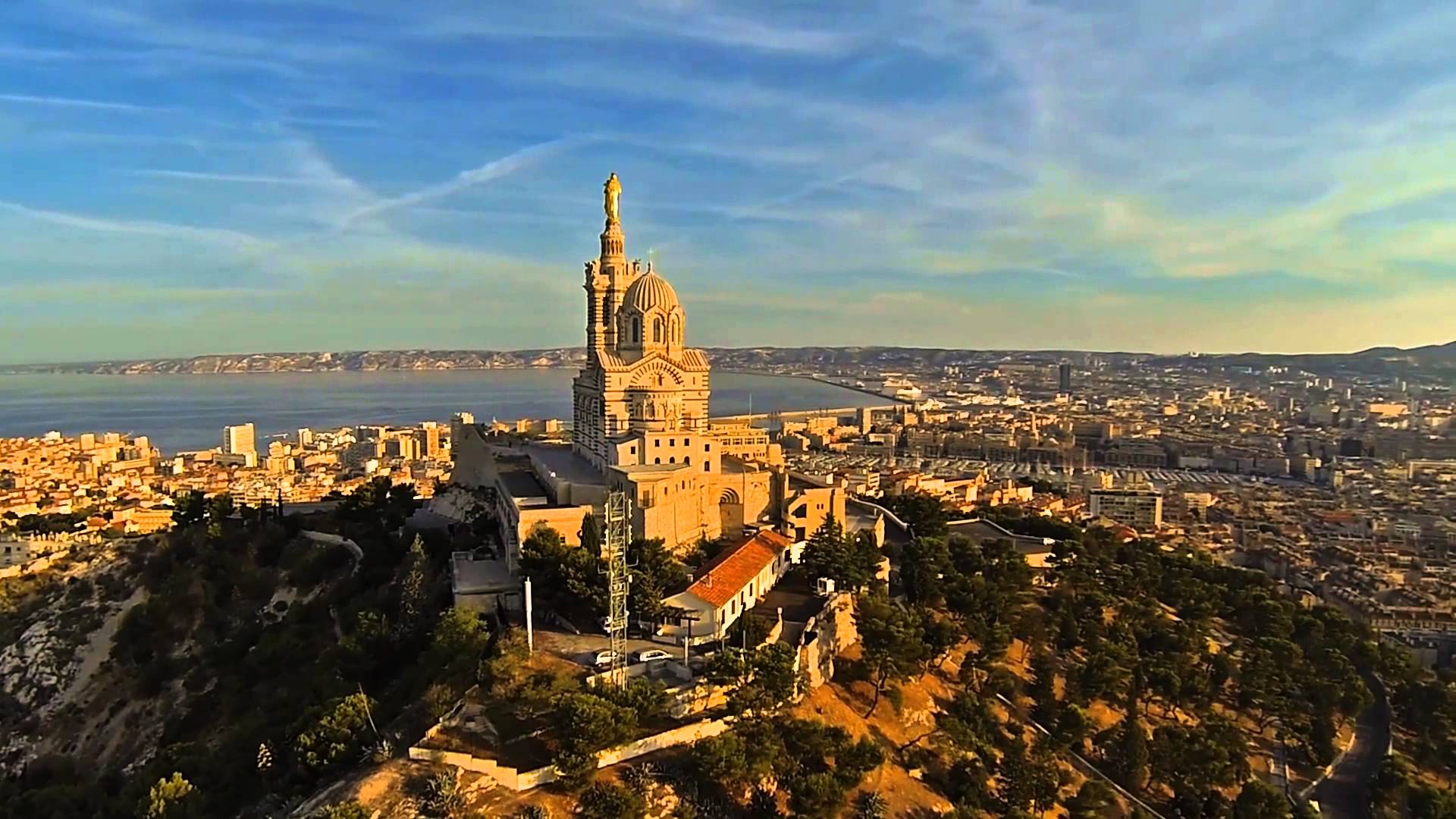 marseille wallpaper,landmark,city,sky,cityscape,urban area (#417301 ...
