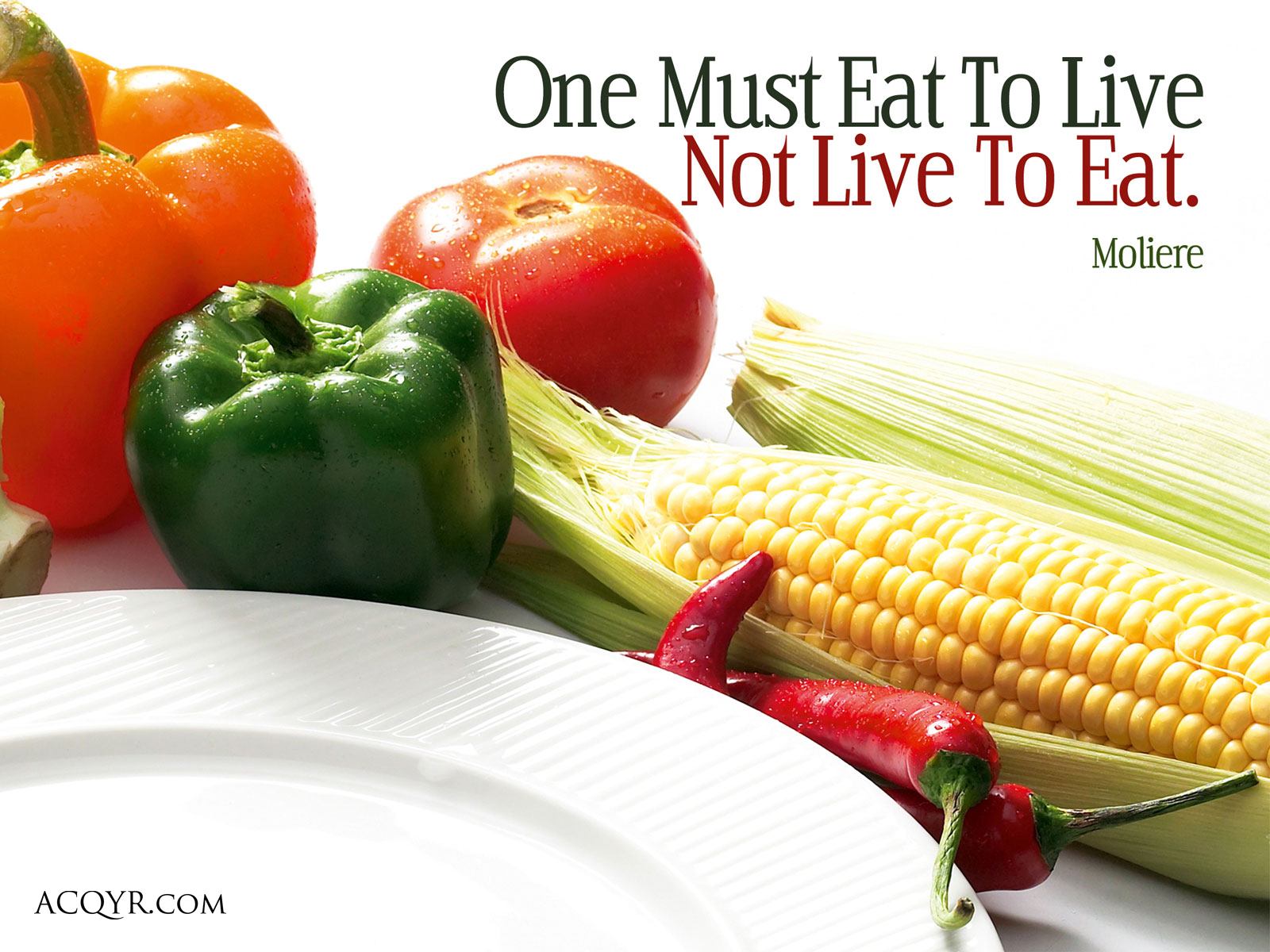 Eat to live
