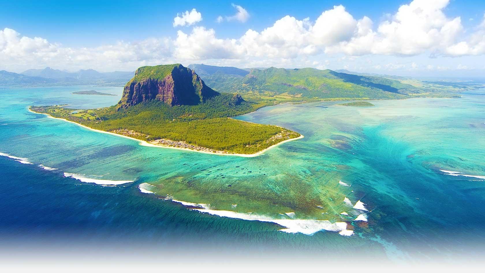 mauritius wallpaper,natural landscape,nature,coastal and oceanic landforms,island,islet