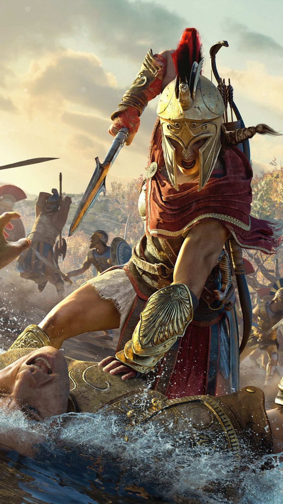 assassin's creed android wallpaper,action adventure game,cg artwork,mythology,conquistador,warlord