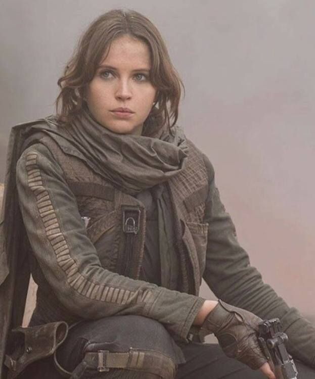 jyn erso wallpaper,portrait,outerwear,sitting,photography,long hair